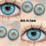 Popxstar contact lenses color 2Pcs New Product Myopia Degree 0 to -8.00 Natural Fashion Contact Lenses Green Iris Style Soft Lens