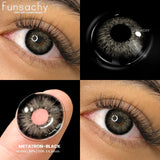 Popxstar  1 pair Gray Colorcon Contact Lenses for Eyes Beautiful Lenses Cosmetics Pupil Blue Lens Big Eyes Contacts Lens Yearly