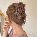 Popxstar Vintage Creative Magic Hair Comb Elastic Rope Disc Hair Clip For Women Headwear Hair Comb Hair Clip Fashion Hair