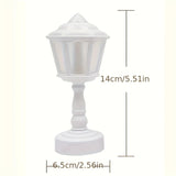 Popxstar Geometric Flower Bud Button Battery LED Table Lamps Desk Night For Bedroom Dining Touch Night Light Simple Modern Decoration