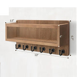 Popxstar Key Holder Mail Organizer Wall Mount Key and Mail Holder Key Rack for Kitchen Living Room Mudroom Office