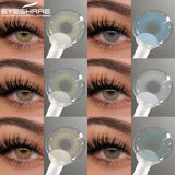 Popxstar Natural Brown Lenses Eyes Colored Cosmetic Contact Lens Blue Gray Eye Lens Green Eyes Contacts Yearly  Beauty Pupils