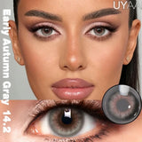 1Pair NEW Color Contact Lenses For Eyes Beauty Pupils Natural Pupils Brown Contact Lenses Soft Colorful Cosmetics Gray Len