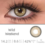 Popxstar Love Story series Multiple colors Natural soft Contact lenses Blue Lenses Green Pupils Lens Yearly Cosmetic