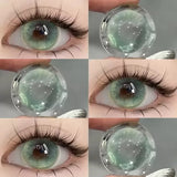 2pcs Colored Contact Lens Blue Pupils for Natural Effect High Quality Lenses Beauty Fashion Lens Annual Use Fast Shipping