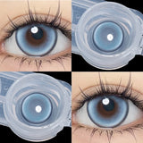 Popxstar 10Pcs 5 Pair Natural Color Contact Lenses for Eyes with Myopia 1 Day Disposable Colored Pupils Blue Eyes Colored Lenses