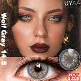 1Pair NEW Color Contact Lenses For Eyes Beauty Pupils Natural Pupils Brown Contact Lenses Soft Colorful Cosmetics Gray Len