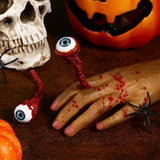 New Halloween Latex Fake Eyeballs Horror Scary Halloween Party Decoration Fake Eye Eyeball Bloody Props Bloody Eyeballs