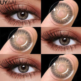 Contact Lenses NEW Color Contact Beauty Eye Color Lenses Colorcon Water Light Brown Eye Lenses Gray Natural Contact Lenses