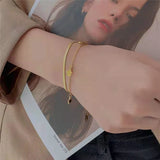 Popxstar 316L Stainless Steel Multilayer Chain Star Charm Necklace Bracelet For Women New Trend Jewelry Set Girls Party Gifts