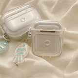 Popxstar Glue-dropping pearl shell fish is suitable for Apple headset case airpods4 wireless Bluetooth airpodpro2 three generations