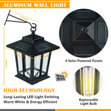 Popxstar Solar Courtyard Decorative Light, Suspended Square Pendant Light, Outdoor Landscape Light,Decorate the Courtyard Garde