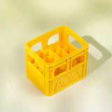 Popxstar  3D Printed Beer Crate Style AA/AAA Battery Storage Boxes Stackable Battery Organizer Home Office Desktop Decor Storage Tool Gift