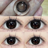 Popxstar  2pcs High Quality Color Contact Lenses for Eyes with Diopter Myopia Eyes Soft Blue Lens Beauty Pupil Yearly Use Fast Shipping