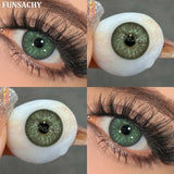 Popxstar  Fashion Color Contact Lenses for Eyes 1 Pair Korean Soft Natural Lenses Gray Pupils Eye Makeup Contacts Blue Brown Lens