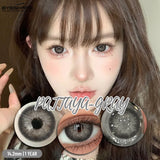 1Pair Natural Colored Contacts Lenses Gray Eye Contacts  Soft Brown Eyes Lenses Yearly Korean Pink/Purplr Beauty Pupils