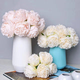 5 Simulated peonies, Artificial flowers for living room and bedroom decoration, Holding flowers for wedding parties