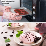 Popxstar 3D Round Half Sphere Silicone Mold for Cake DIY Baking Chocolate Eco-Friendly Cake Mold