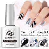 Popxstar 10ml Rainbow Purple Water Light Cat Magnetic Gel Nail Polish Shining Sliver-light Holographics Semi Permanent UV Gel