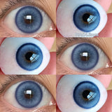 Popxstar Pink Eye Color Lenses Myopia Color Contact Lenses for Eyes 2pcs/pair Natural Lenses Pupils Brown Blue Grey Fashion Lens