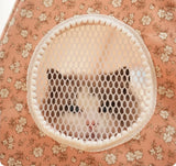Popxstar  Cute Cat Tent House Removable Clean Dog Tent Bed Breathable Cool Cats Summer Cave Large Space Puppy Kitten House Pet Accessories