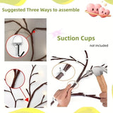 Popxstar  1PC 96LEDs Solar Willow Vine Lights,DIY Outdoor Waterproof String Lights,Wall Lamps For Garden,Porch,Shop,Terrace,Pathway Decor