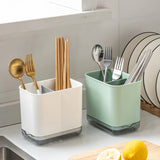 Popxstar  Kitchen Drain Chopsticks Cage Multifunctional Spoon Fork Chopstick Storage Holder Box Simple Household Kitchen Tableware Storage