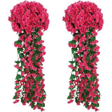 Popxstar spring decorating ideas for the home 1PC Artificial Flowers Long Vine Rose Home Wedding Outdoor garden yard Arch Decorations Christmas Celebration photography party
