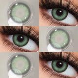 Popxstar Color Contact Lenses Colored Fashion Beauty Lenses for New User Makeup Green Contact High Quality Natural Contact