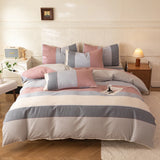 3pc  100% Cotton Printed Duvet Cover Set Includes One Duvet Cover and Two Pillowcases It's Soft Skin-friendly Cotton Bedding