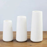 Popxstar  Simple European Ceramic Dried Flower Vase Dinner Table Dried Flower Pot Decor Home Hotel Coffee Shop 1 piece