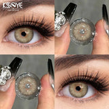 1 Pair Natural Fashion Color Contact Lenses for Eyes Brown pupils,Blue Contact Lenses Siri Series Cosmetic Lens New style