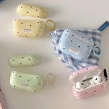 Popxstar Ins jane Wave point candy earphone case imd wireless bluetooth charging box for apple airpods 1 2 pro 2nd 3 headphone cover