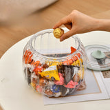 Popxstar  Halloween Candy Jar Desktop Decoration Kitchen Pumpkin Sealed Jar Moisture-proof with Lid Multifunctional Pet Food Storage Box