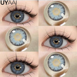 Color Contact Lens Natural Pupils Green Lens Makeup Colored Pupils Gray Contact Lenses Brown Cosmetics Natural Pupils