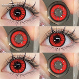 Popxstar   Contact Lenses for Eyes 2pcs Anime Cosplay Colored Lenses Crazy Halloween Lenses Contact Lens Beauty Eye Makeup