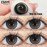 Popxstar  1 Pair Natural Colored Lenses for Eyes  baby Black Eyes Contacts Lens Beauty Pupil 1 Yearly  First Shipping