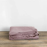 Popxstar Pure Linen Bed Sheets 100% Stone Washed French Linen Solid Color Breathable and Durable for Hot Sleepers 1 PC Flat Sheet