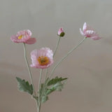 Popxstar spring decor Artificial Flowers Fake Poppy Silk Flowers Long Stem Housewarming Garden Table Wedding DIY Party Wedding Bridal Bouquet Decor