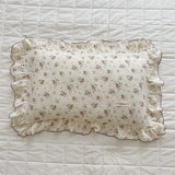 Popxstar INS Ruffle Edge Gauze 100% Cotton Princess Pillow Case 30X50 48X74cm Breathable Pillowcase Decorative for Home Bedding Bedroom