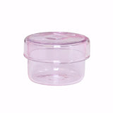 Popxstar Storage Jar Decorative Glass Storage Container Desktop Orangizer Candle Making Can Office Storage Mason Jar Glass Jars and Lids