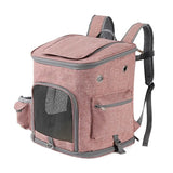 Foldable Cat Backpack, Large Capacity Travel Pet Carrier Bag with Adjustable Straps, Portable Dog Backpack Bag for Small Pets