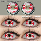 Popxstar  Colored Contact Lenses 2pcs Purple Contact Lenses Anime Cosplay Contact Eye Lenses Halloween Beauty Makeup Color Lens