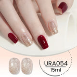 popxstar UR SUGAR 15ml Jelly Milky White Translucent Color Gel Polish Semi Permanent UV Gel Nail Art Soak Off Gel Varnish Latest Fashion