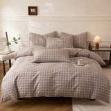 New 3pcs 100% Cotton Bedding Set High Quality Includes One Duvet Cover and Two Pillowcases Soft Skin-friendly and Breathable