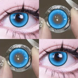 Cosplay  Color Contact Lenses Anime Pupil 6months 1pair Halloween Cute 14.2mm Softlens