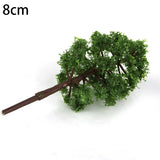 Popxstar 20Pcs 7cm Model Trees Micro Landscape Decor Scale Architectural Model Train Layout Tree Building DIY Ature Toys Decor