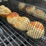 Popxstar  Barbecue Cylinder Portable Replacement Anti-rust Heats-resistant Outdoor Picnic Grille Grill Mesh Grilling Basket
