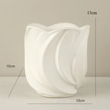 Popxstar  Simple Candle Holder Universal Candle Cup Living Room Dining Table Decoration Ornament Flame European Ceramic Candle Pedestal