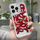 Popxstar For iPhone 15 Pro Max Case For iPhone 11 Case iPhone 16 13 12 14 Pro Max XR XS X 7 8 Plus SE Love Heart Clear Shockproof Cover